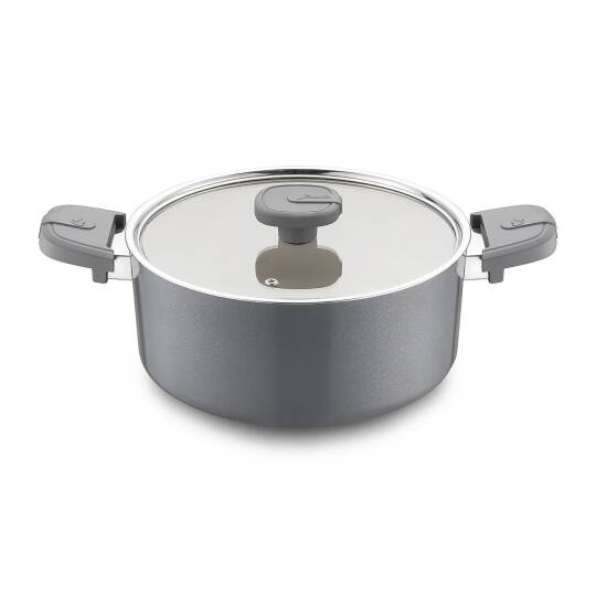 Jumbo Swiss Crystal 7 Parça Tencere Seti Grey - 3