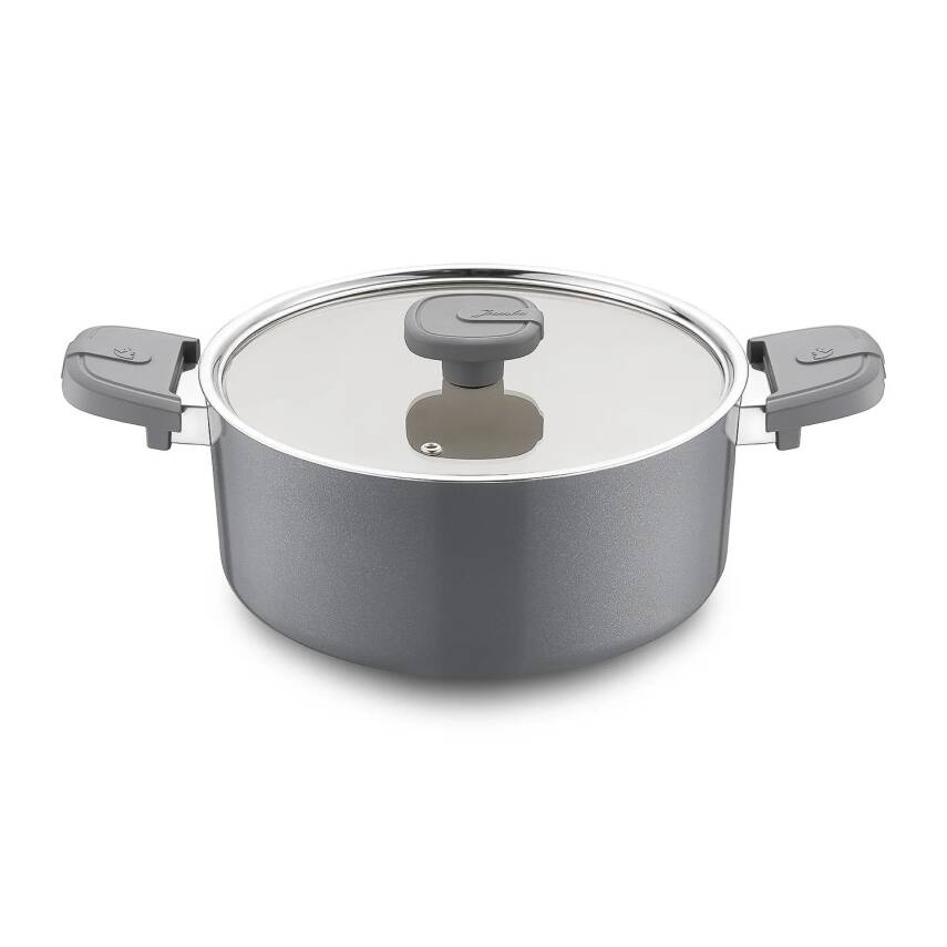 Jumbo Swiss Crystal 7 Parça Tencere Seti Grey - 3