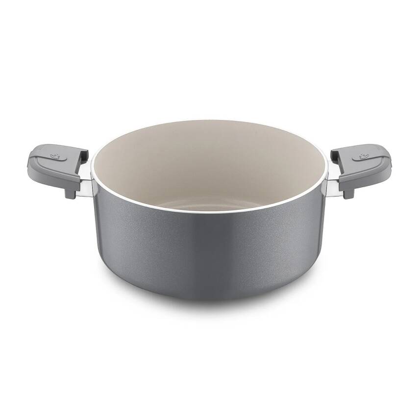 Jumbo Swiss Crystal 7 Parça Tencere Seti Grey - 5