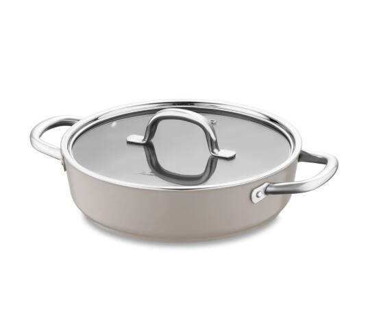 Jumbo Swiss Crystal Bej Karnıyarık Tenceresi 24 cm - 1