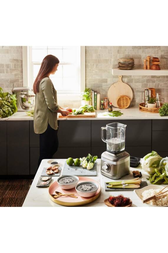 Kitchenaid 5KSB4026EMS Artisan 1.4 Litre Silver Gri Smoothie Blender - 4