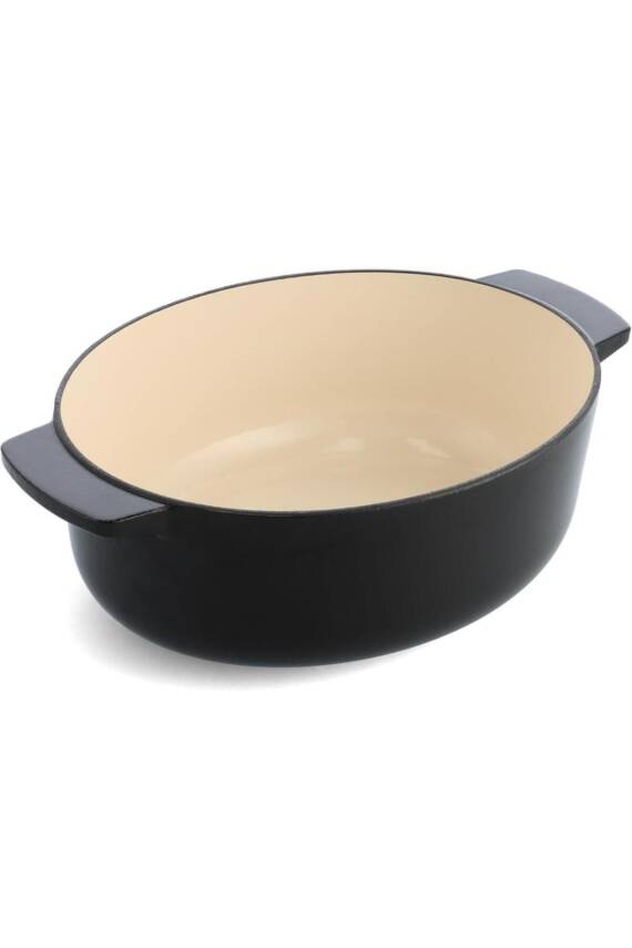 Kitchenaid CC006064 Oval Döküm Demir Tencere 30 cm / 5,6 L Onyx Siyah - 2