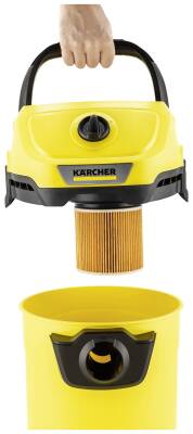 Karcher 1.628-101.0 WD 3 V-17/14/20 (YYY) ISLAK KURU ELEKTRİKLİ SÜPÜRGE - 2