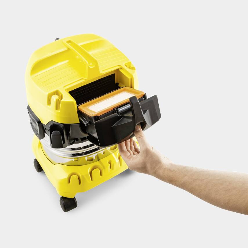 Karcher 1.628-250.0 S V-20/6/22 (YSY) WD 4 EU ÇELİK KAZAN ISLAK KURU ELEKTRİKLİ SÜPÜRGE - 3