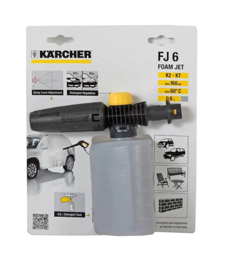 Karcher 2.643-147.0 FJ 6 FOAM NOZZLE Basınçlı Yıkama K Serisi Köpük Atma Aparatı - 2