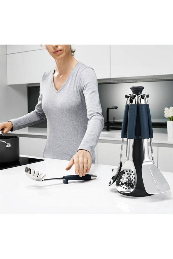 Joseph Joseph 95029 100 Collection Elevate Çelik Standlı Servis Seti - 7