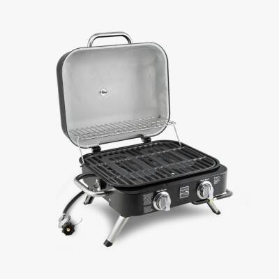 Kenmore KT-R40003-BK Gazlı 2 Ocaklı Masa Üstü Barbekü – Siyah - 4