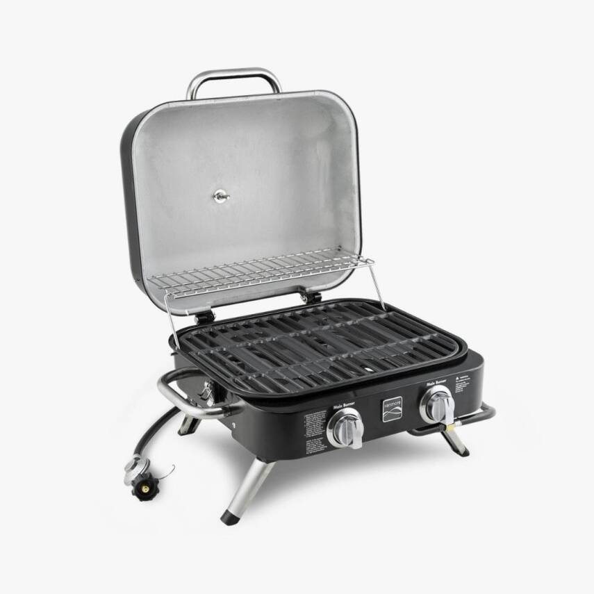 Kenmore KT-R40003-BK Gazlı 2 Ocaklı Masa Üstü Barbekü – Siyah - 4