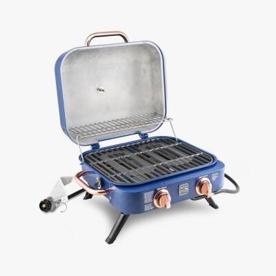 Kenmore KT-R40003-NC Gazlı 2 Ocaklı Masa Üstü Barbekü – Mavi - 3