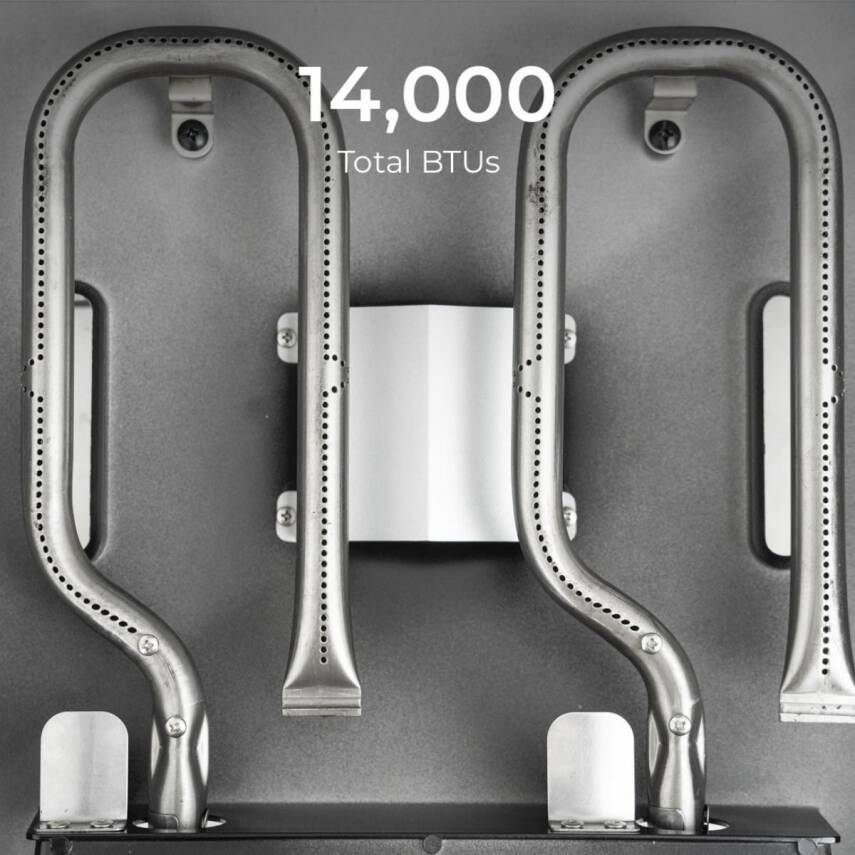 Kenmore KT-R40003-NC Gazlı 2 Ocaklı Masa Üstü Barbekü – Mavi - 6