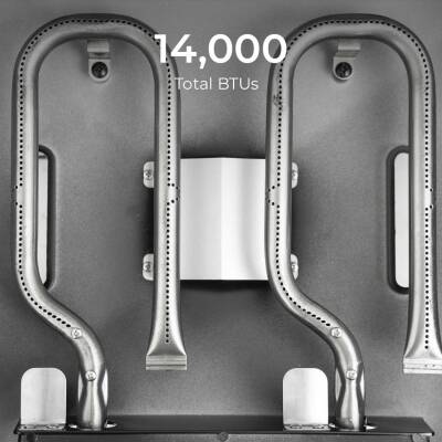 Kenmore KT-R40003-TQ Gazlı 2 Ocaklı Masa Üstü Barbekü – Turkuaz - 5