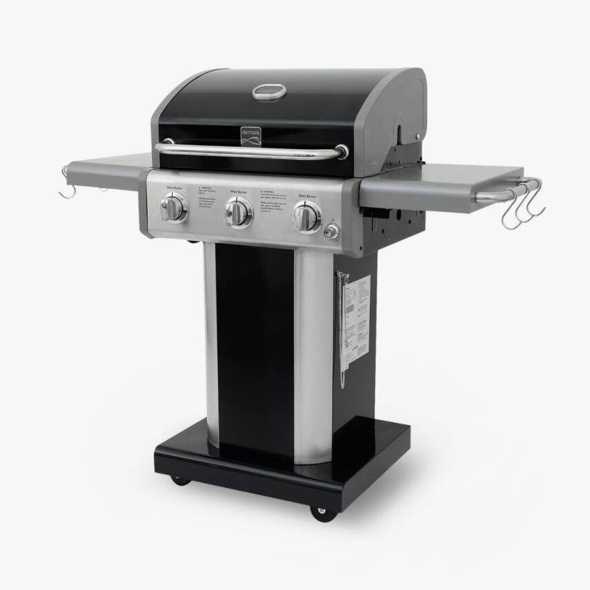 Kenmore PG-4030400LN-BK Gazlı 3 Ocaklı Barbekü – İnox - 1