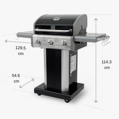 Kenmore PG-4030400LN-BK Gazlı 3 Ocaklı Barbekü – İnox - 6