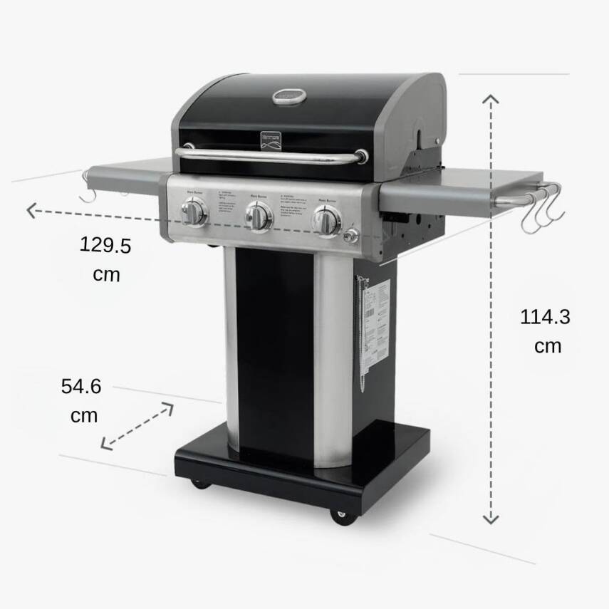 Kenmore PG-4030400LN-BK Gazlı 3 Ocaklı Barbekü – İnox - 6