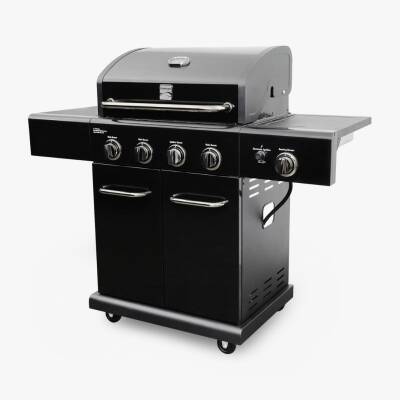 Kenmore PG-40409S0LB-1 Gazlı 4 Ocaklı Barbekü – Siyah - 1