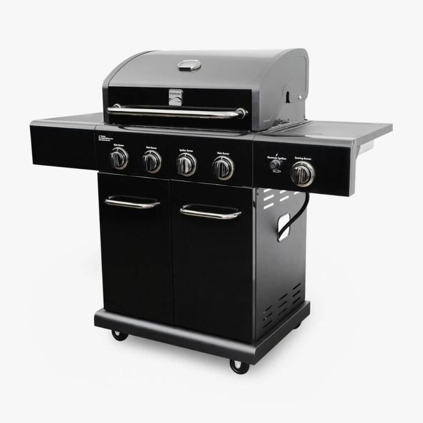 Kenmore PG-40409S0LB-1 Gazlı 4 Ocaklı Barbekü – Siyah - 1