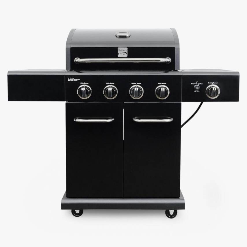 Kenmore PG-40409S0LB-1 Gazlı 4 Ocaklı Barbekü – Siyah - 2