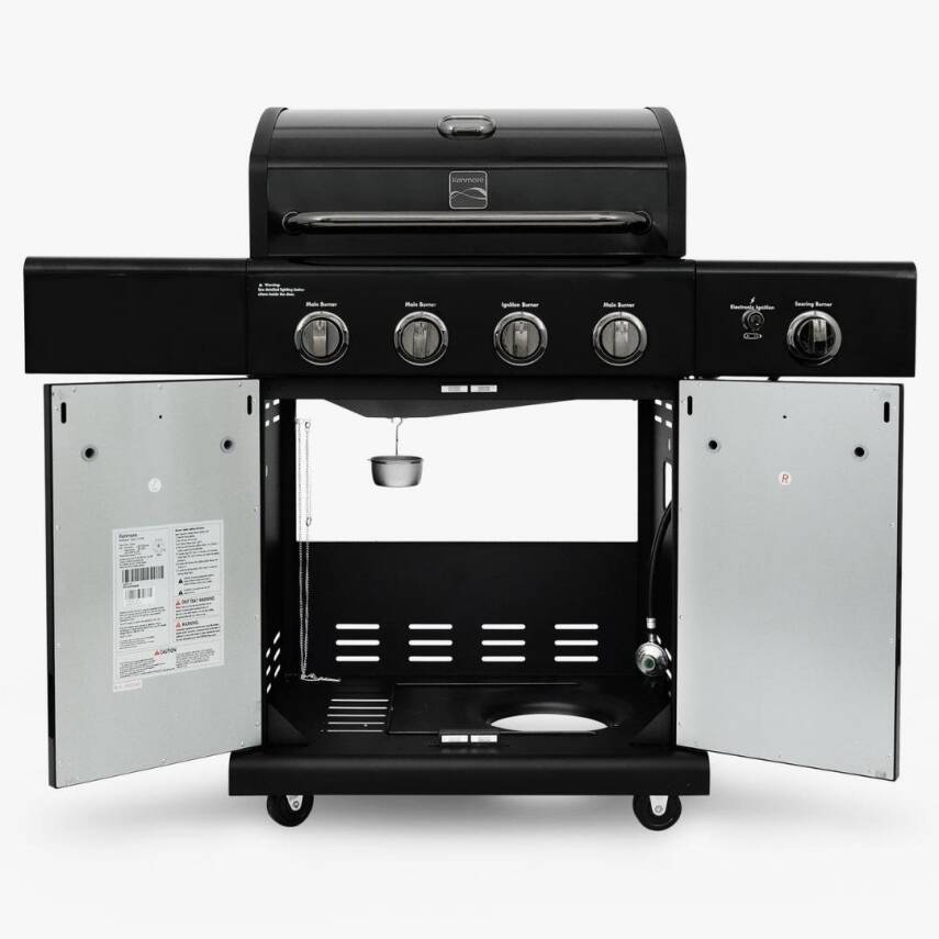 Kenmore PG-40409S0LB-1 Gazlı 4 Ocaklı Barbekü – Siyah - 3