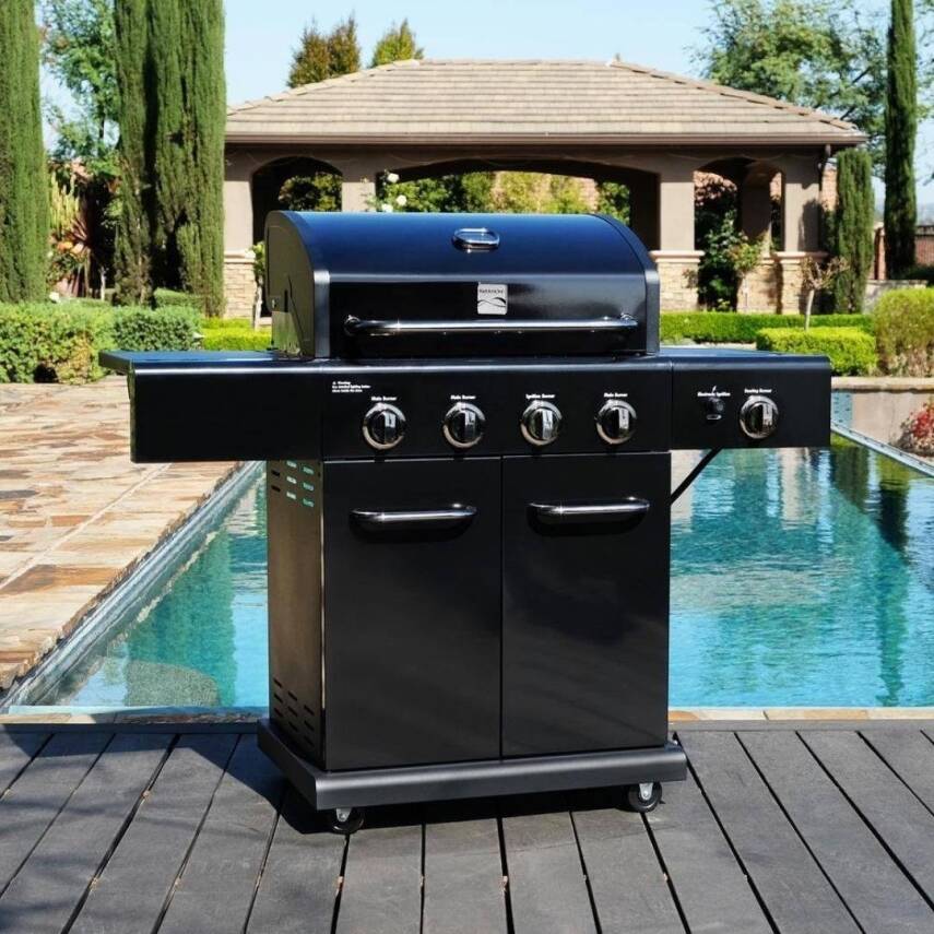 Kenmore PG-40409S0LB-1 Gazlı 4 Ocaklı Barbekü – Siyah - 5