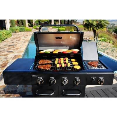 Kenmore PG-40409S0LB-1 Gazlı 4 Ocaklı Barbekü – Siyah - 6