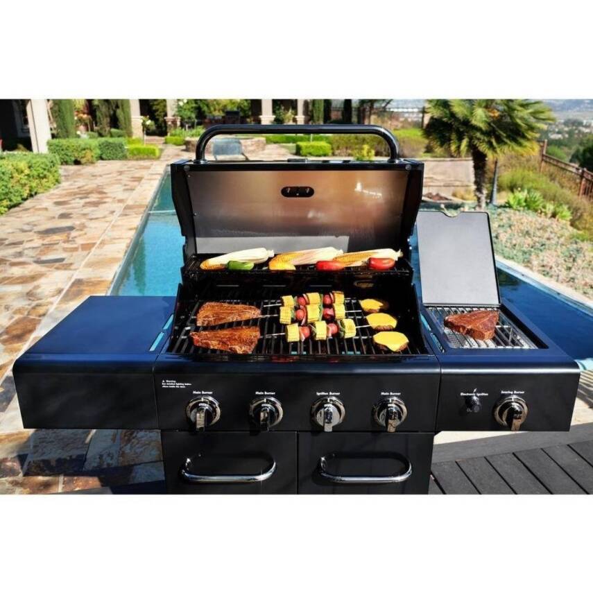 Kenmore PG-40409S0LB-1 Gazlı 4 Ocaklı Barbekü – Siyah - 6