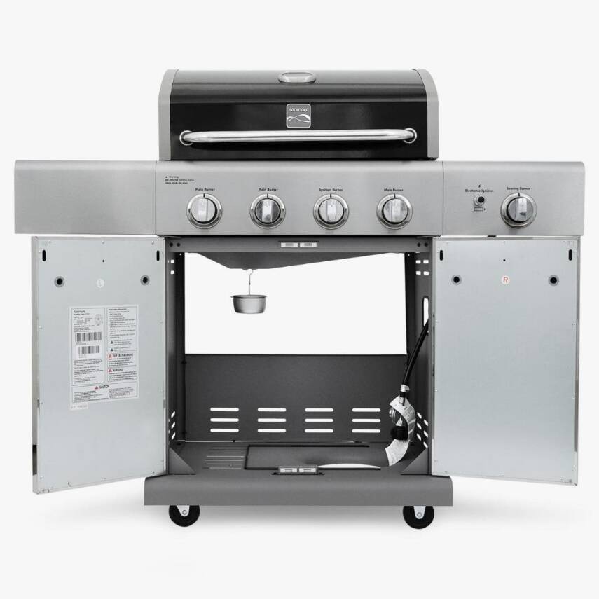 Kenmore PG-40409S0LB Gazlı 4 Ocaklı Barbekü – İnox - 3