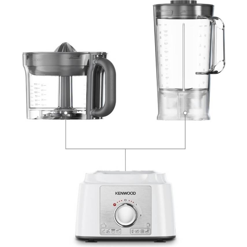 Kenwood FDP65.450WH 1000 Watt Multipro Ekspress 3 Litre Hazne Kapasiteli Mutfak Robotu - 4