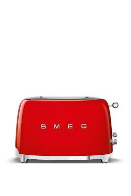 Smeg TSF01RDEU Retro Kırmızı 2X2 Slot Ekmek Kızartma Makinesi - 2