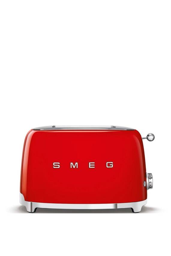 Smeg TSF01RDEU Retro Kırmızı 2X2 Slot Ekmek Kızartma Makinesi - 2