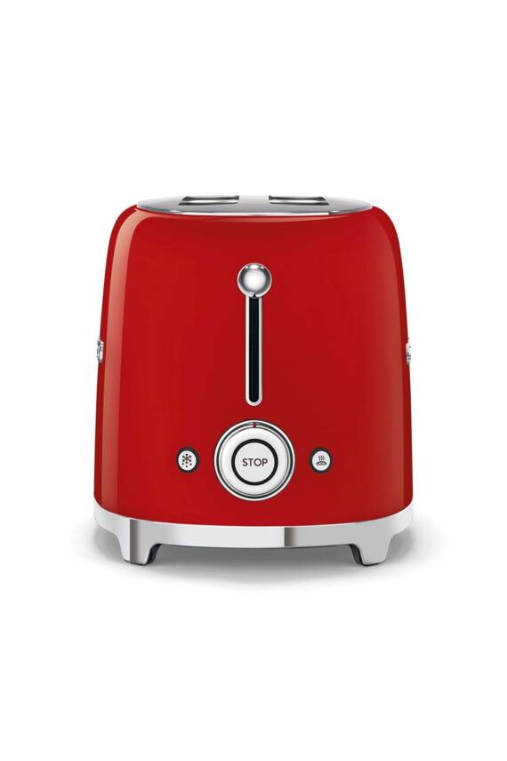 Smeg TSF01RDEU Retro Kırmızı 2X2 Slot Ekmek Kızartma Makinesi - 4