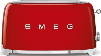 Smeg TSF02RDEU Retro Kırmızı 2x2 Slot Ekmek Kızartma Makinesi - 1