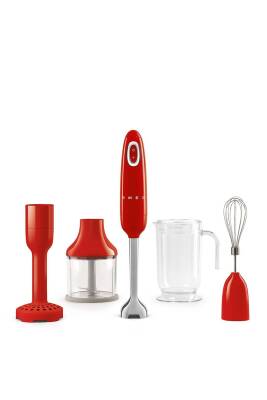 Smeg HBF22RDEU Standart 50's Style Kırmızı El Blender Seti - 1