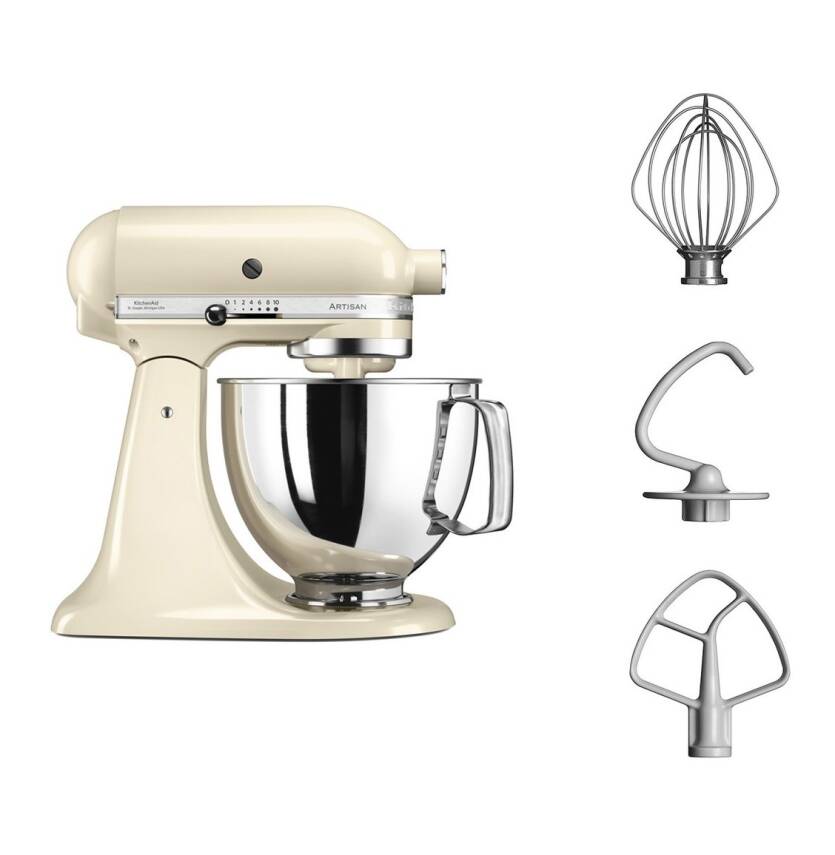 Kitchenaid 5KSM125EFL Artisan 4,8 L Stand Mikser Fresh Linen - 1