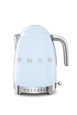 Smeg KLF04PBEU Retro Mavi Isı Ayarlı 2400 Watt 1.7 Litre Çelik Kettle - 1