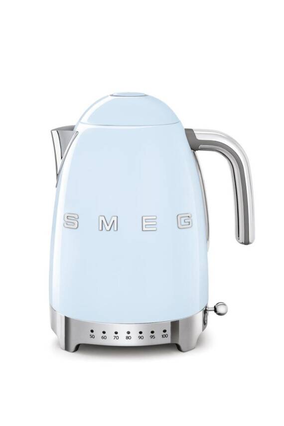 Smeg KLF04PBEU Retro Mavi Isı Ayarlı 2400 Watt 1.7 Litre Çelik Kettle - 1
