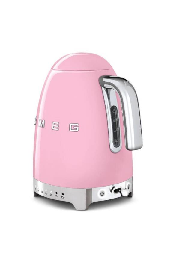 Smeg KLF04PKEU Retro Pembe Isı Ayarlı 2400 Watt 1.7 Litre Çelik Kettle - 3