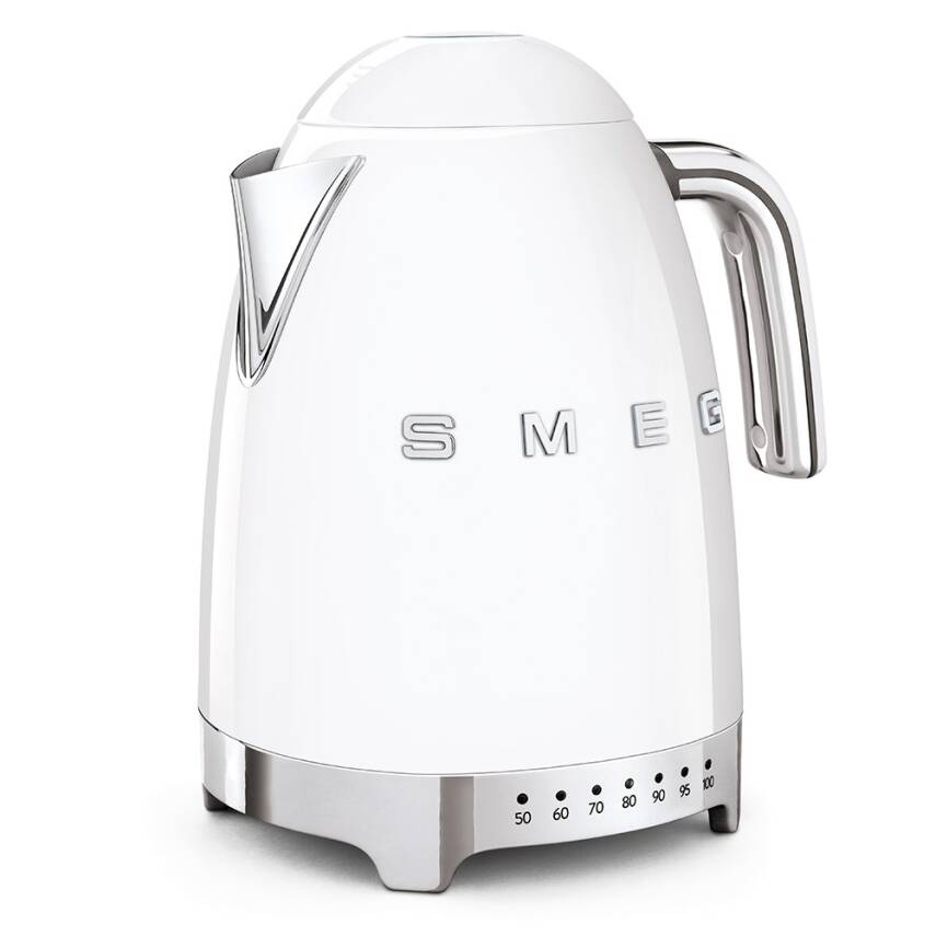 Smeg KLF04WHEU Retro Beyaz Isı Ayarlı 2400 Watt 1.7 Litre Çelik Kettle - 2