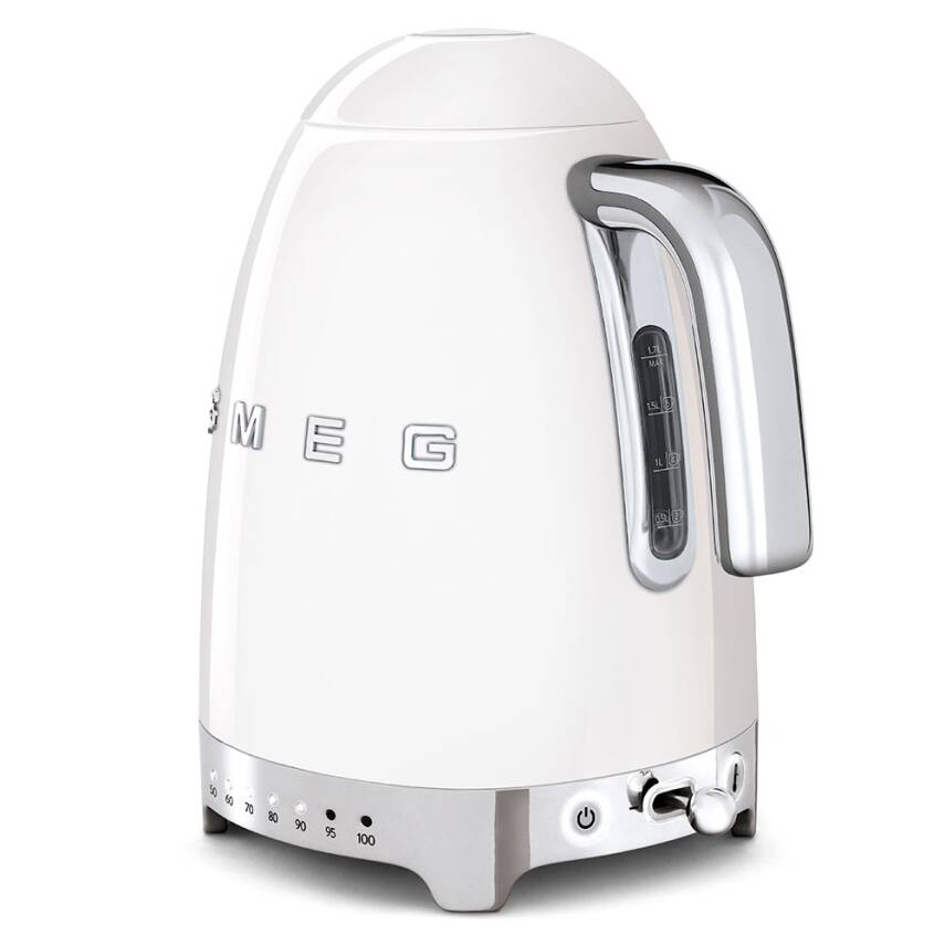 Smeg KLF04WHEU Retro Beyaz Isı Ayarlı 2400 Watt 1.7 Litre Çelik Kettle - 3
