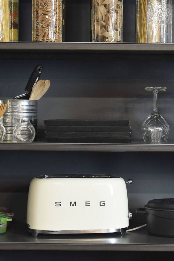 Smeg TSF02CREU Retro Krem 2x4 Slot Ekmek Kızartma Makinesi - 2