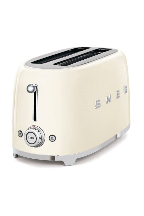 Smeg TSF02CREU Retro Krem 2x4 Slot Ekmek Kızartma Makinesi - 5