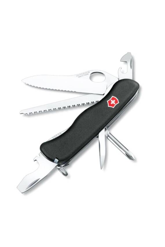 Victorinox 0.8463.MW3 Trailmaster Tek Elle Açılabilir Çakı Siyah - 1