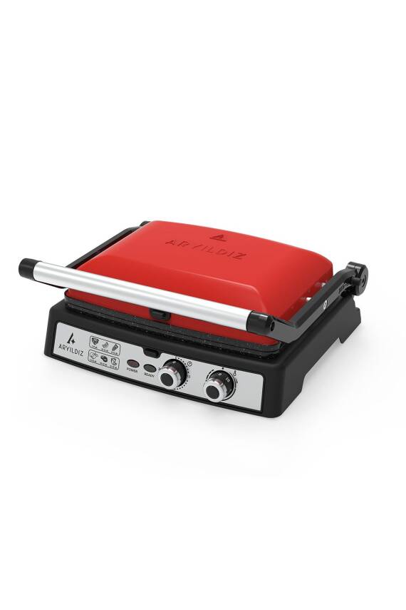 Aryıldız 153AR256688 Multi Grill Tost Makinesi Kırmızı - 2