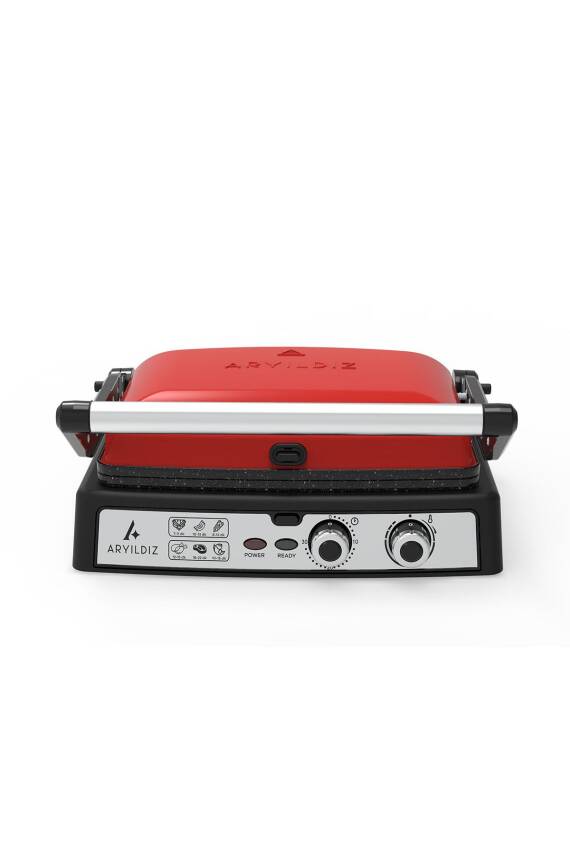 Aryıldız 153AR256688 Multi Grill Tost Makinesi Kırmızı - 3