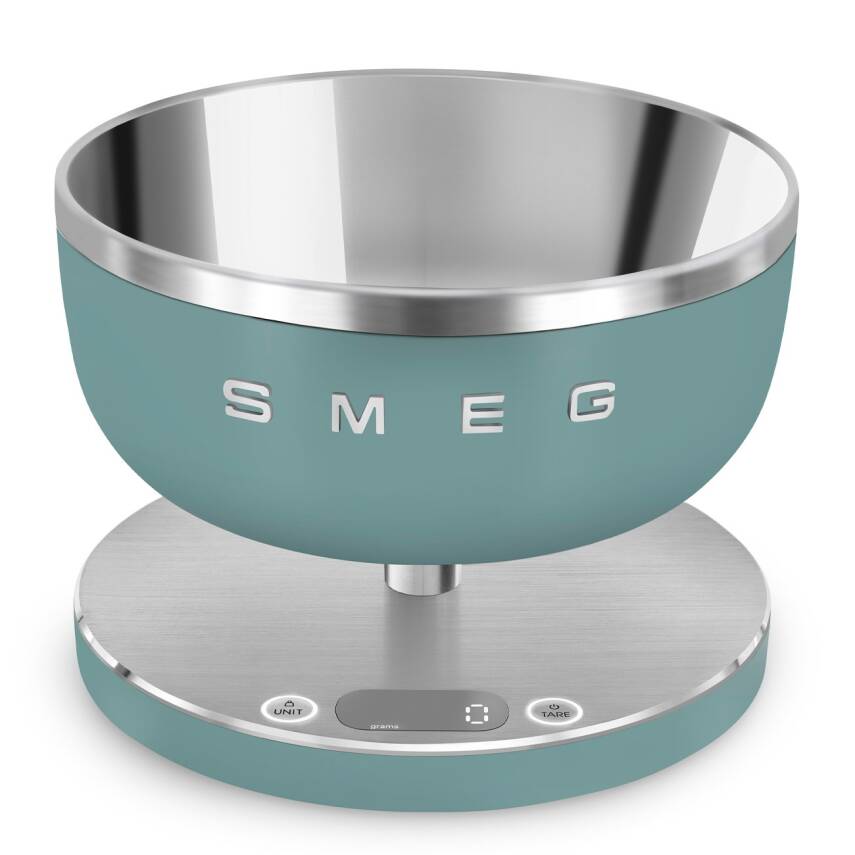 Smeg KSC01EGMWW Dijital Mutfak Tartısı Emerald Green Mat - 1