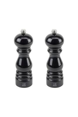 Peugeot 097SCR21870422 Paris Ahşap Siyah Lake Karabiber Ve Tuz Değirmeni 22 Cm - 1