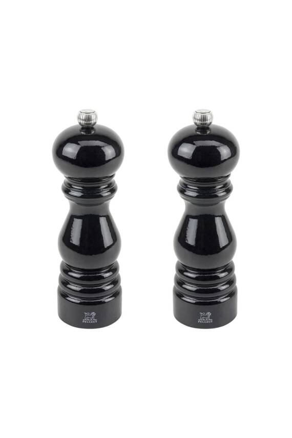 Peugeot 097SCR21870422 Paris Ahşap Siyah Lake Karabiber Ve Tuz Değirmeni 22 Cm - 1