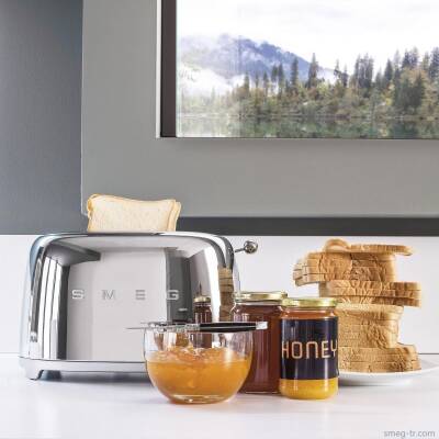 Smeg TSF01SSEU Krom 2X2 Slot Ekmek Kızartma Makinesi - 5