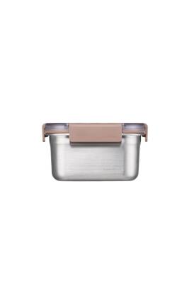 LocknLock LST602 Paslanmaz Çelik Fırın Saklama Kabı Dörtgen Kilitli 520 ml - 3