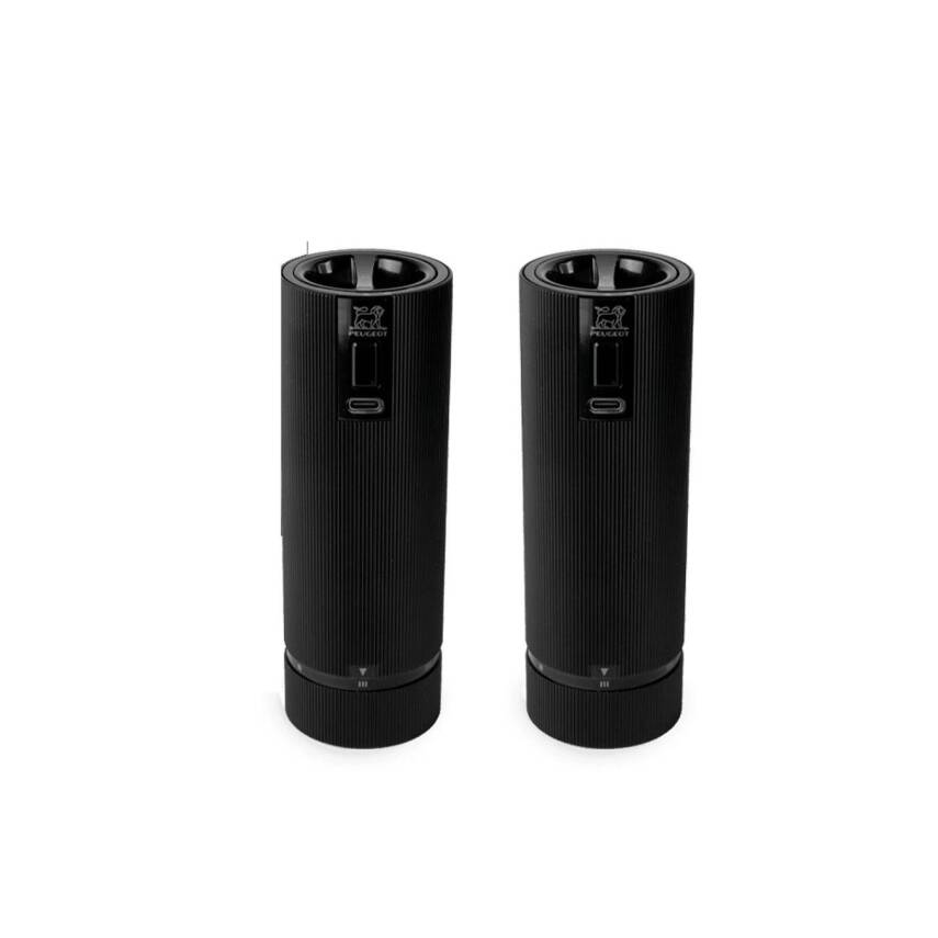 Peugeot Night Electric Duo Line Elektrikli Karabiber ve Tuz Değirmeni - 1