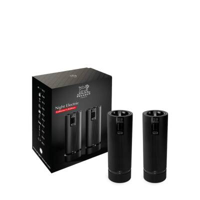 Peugeot Night Electric Duo Line Elektrikli Karabiber ve Tuz Değirmeni - 2